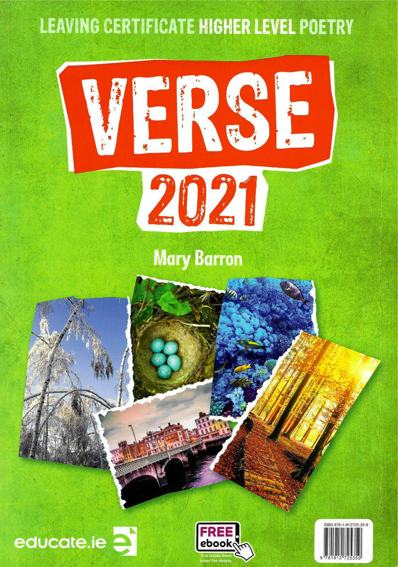 ■ Verse 2021 - Higher Level - Textbook & Poetry Skills Portfolio Book - Old Edition (2021) by Educate.ie on Schoolbooks.ie