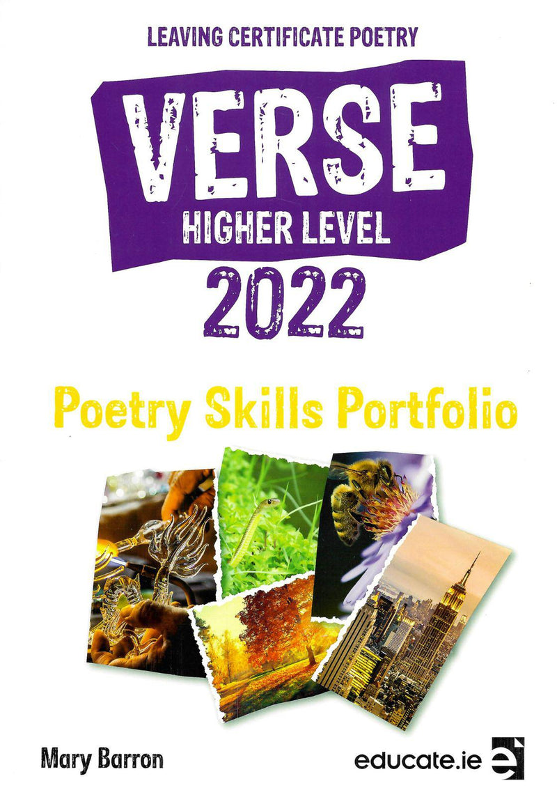 ■ Verse 2022 - Higher Level - Poetry Skills Portfolio Book - Old Edition (2022) by Educate.ie on Schoolbooks.ie