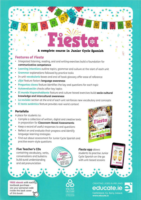 Fiesta Textbook & Portfolio by Educate.ie on Schoolbooks.ie