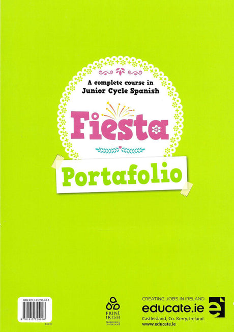 Fiesta - Portfolio Book Only by Educate.ie on Schoolbooks.ie