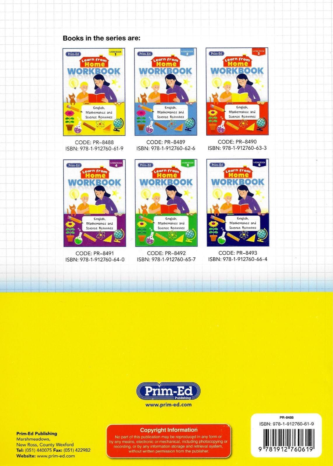 Learn from Home Workbook - 1st Class by Prim-Ed Publishing on Schoolbooks.ie