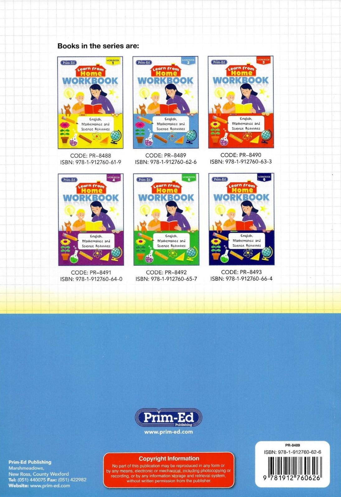 Learn from Home Workbook - 2nd Class by Prim-Ed Publishing on Schoolbooks.ie