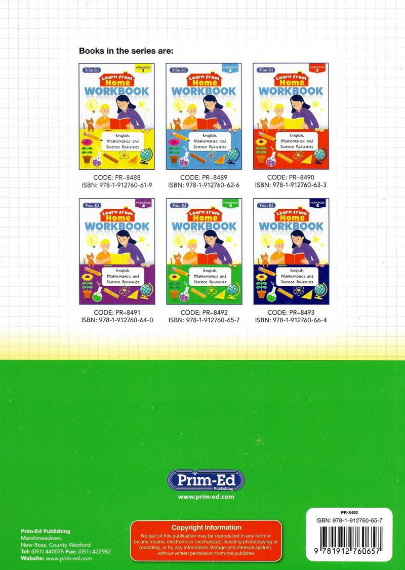 Learn from Home Workbook - 5th Class by Prim-Ed Publishing on Schoolbooks.ie