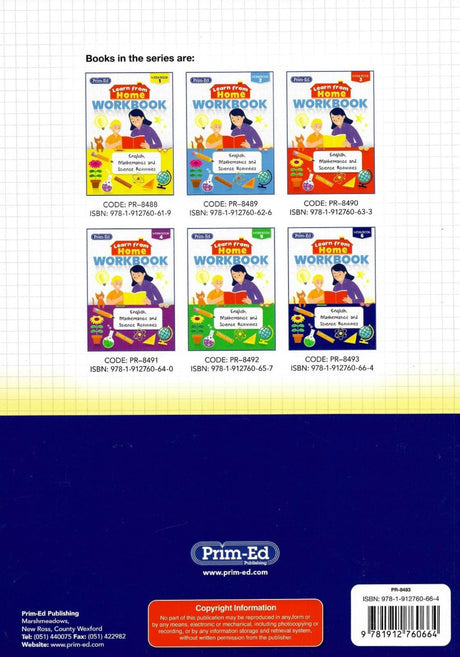 Learn from Home Workbook - 6th Class by Prim-Ed Publishing on Schoolbooks.ie