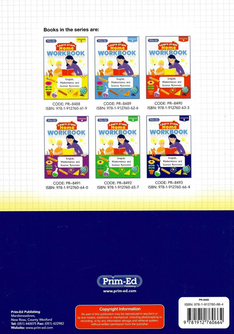Learn from Home Workbook - 6th Class by Prim-Ed Publishing on Schoolbooks.ie