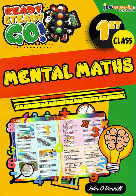 Ready Steady Go! Mental Maths - 1st Class by Just Rewards on Schoolbooks.ie