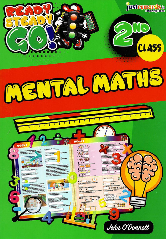 Ready Steady Go! Mental Maths - 2nd Class by Just Rewards on Schoolbooks.ie