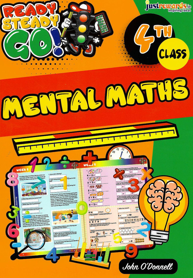 Ready Steady Go! Mental Maths - 4th Class by Just Rewards on Schoolbooks.ie