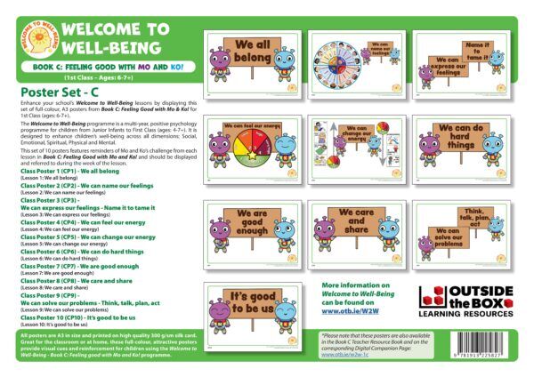 Welcome to Well-Being - Book C - First Class - Feeling Good with Mo & Ko - Pupil Book - New/Revised Edition