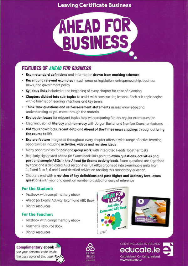 Leaving Cert - Business - Secondary School | Schoolbooks.ie