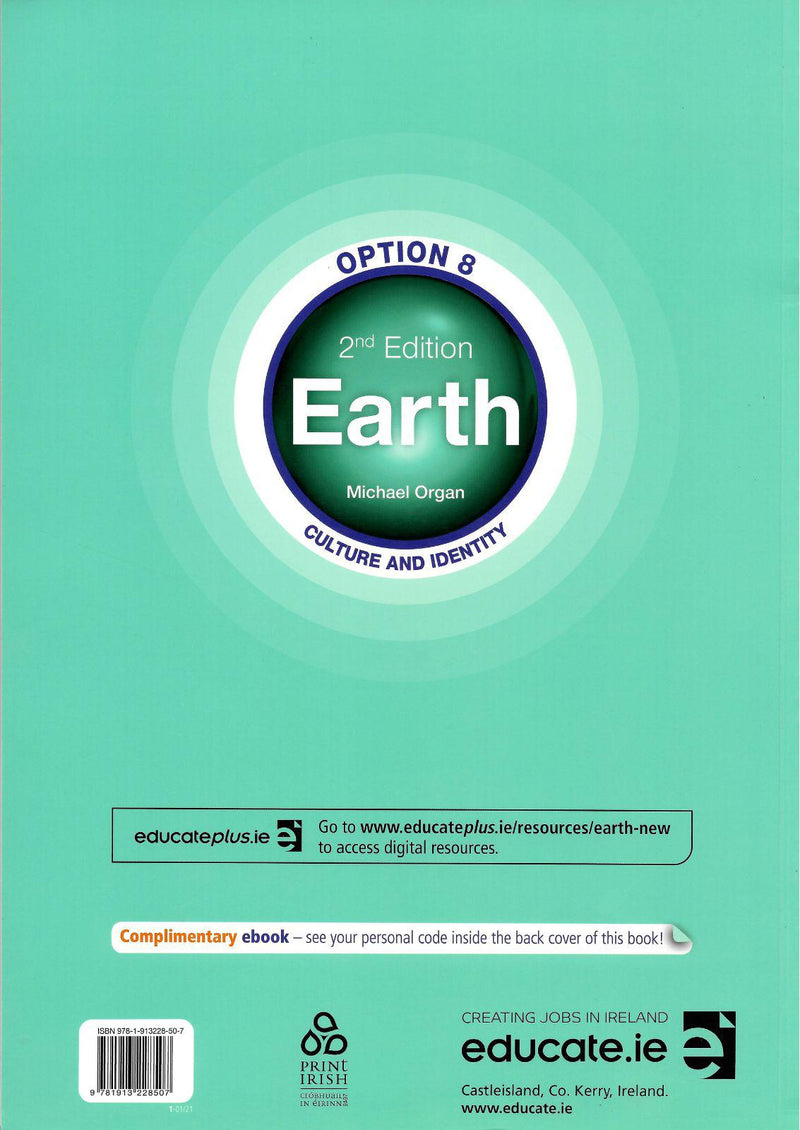 Earth – Option 8 - Culture & Identity - Higher & Ordinary Level - New / Second Edition (2021) by Educate.ie on Schoolbooks.ie