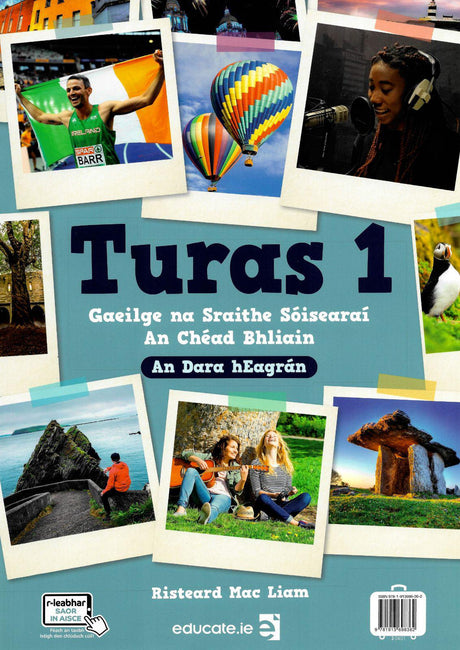 Turas 1 - 2nd / New Edition (2021) - Textbook & Combined Portfolio & Activity Book Set by Educate.ie on Schoolbooks.ie