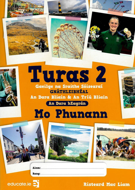 Turas 2 - Junior Cycle Irish - Portfolio and Activity Book Only - 2nd / New Edition (2022) by Educate.ie on Schoolbooks.ie