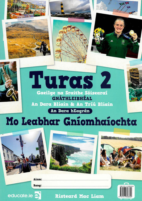 Turas 2 - Junior Cycle Irish - Portfolio and Activity Book Only - 2nd / New Edition (2022) by Educate.ie on Schoolbooks.ie