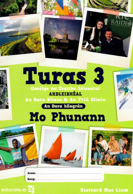 Turas 3 - Junior Cycle Irish - Portfolio and Activity Book Only - 2nd / New Edition (2022) by Educate.ie on Schoolbooks.ie