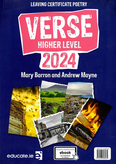 ■ Verse 2024 - Leaving Cert Poetry - Higher Level - Textbook & Poetry Skills Portfolio Book Set - Old Edition by Educate.ie on Schoolbooks.ie