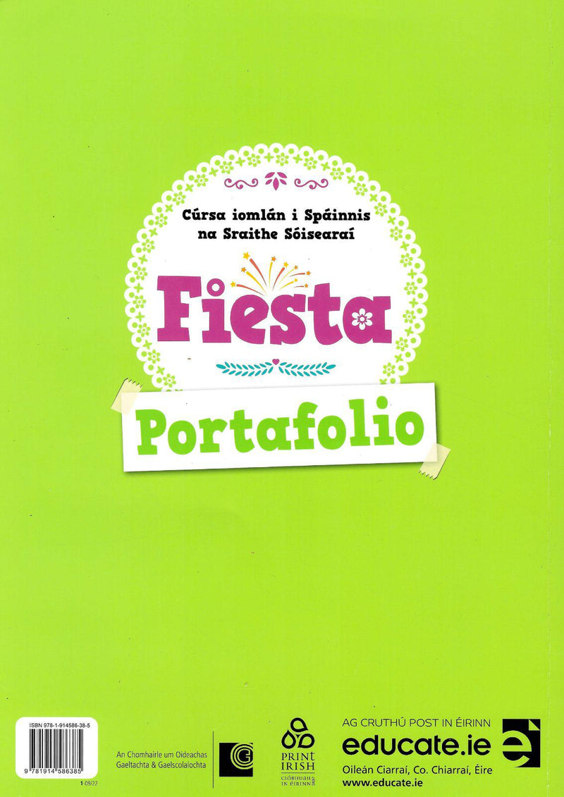 Fiesta - Textbook and Portfolio - Set - Irish Edition by Educate.ie on Schoolbooks.ie
