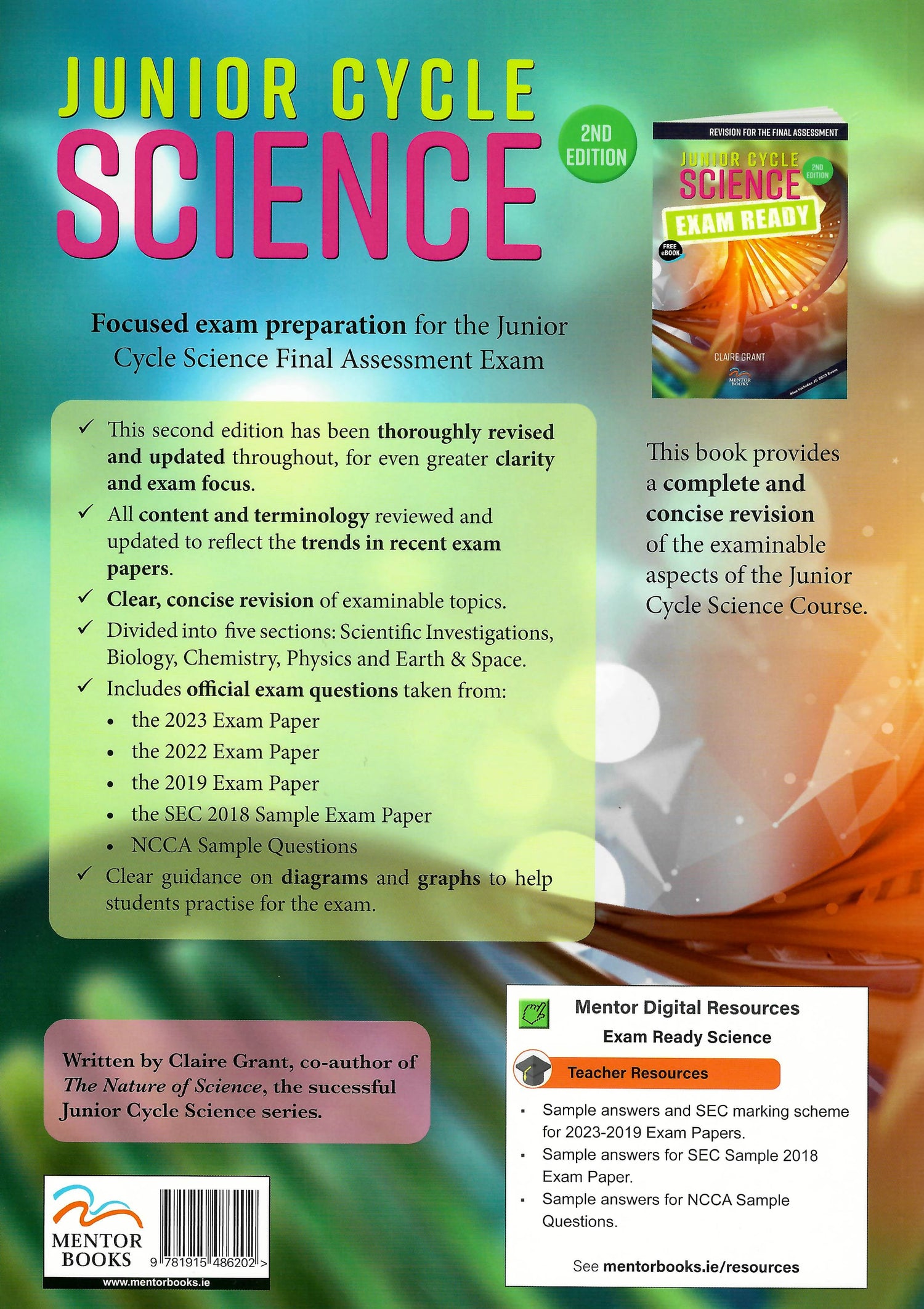 Science Jc Junior Cycle Science - Exam Ready - 2nd / New Edition (2024 ...