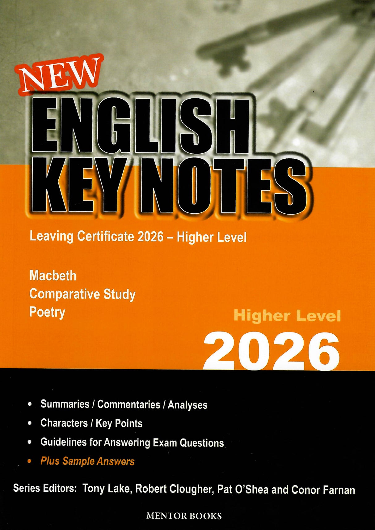 English Key Notes 2026 - Higher Level by Mentor Books on Schoolbooks.ie