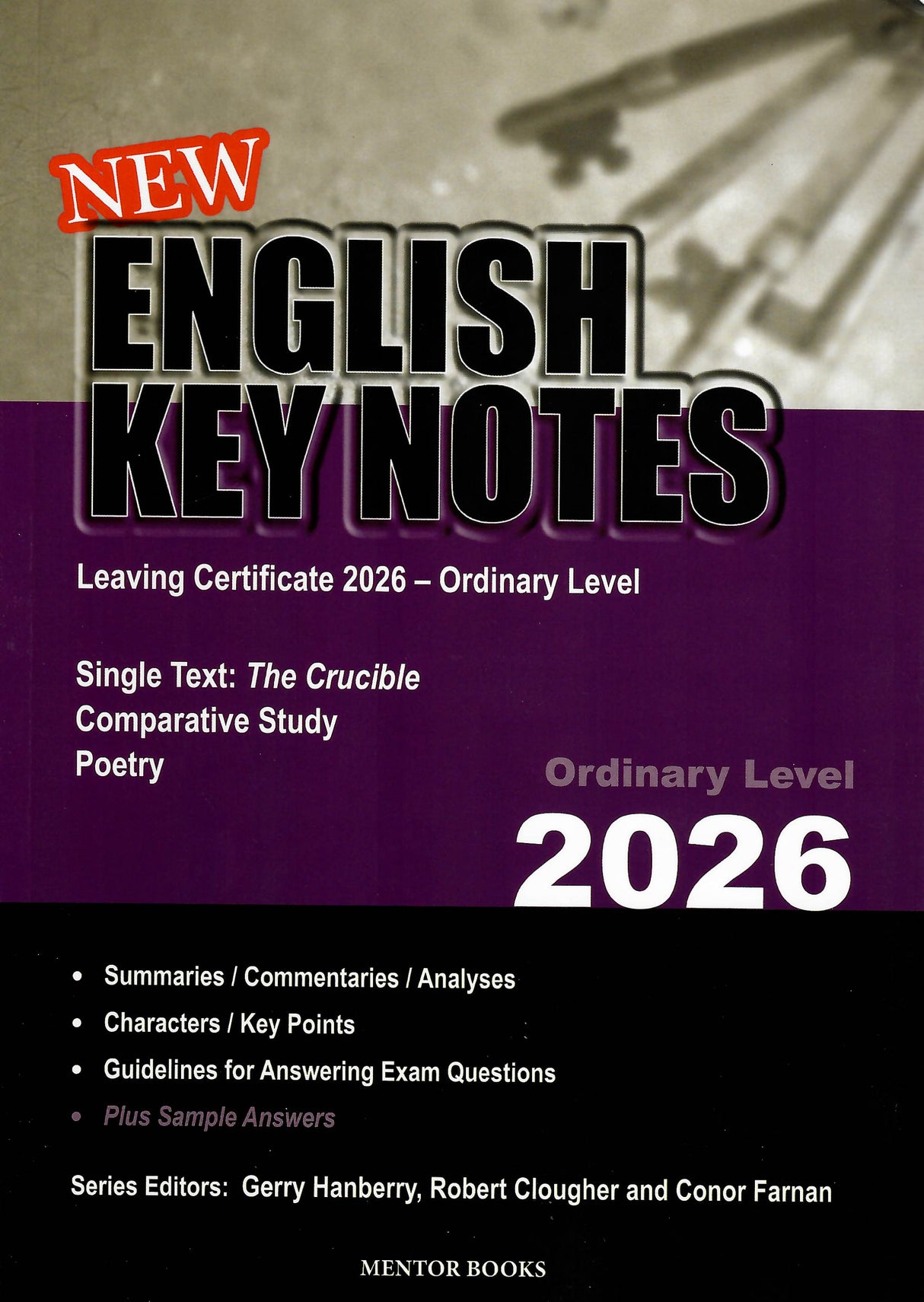 English Key Notes 2026 - Ordinary Level by Mentor Books on Schoolbooks.ie