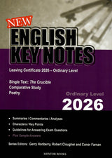 English Key Notes 2026 - Ordinary Level by Mentor Books on Schoolbooks.ie