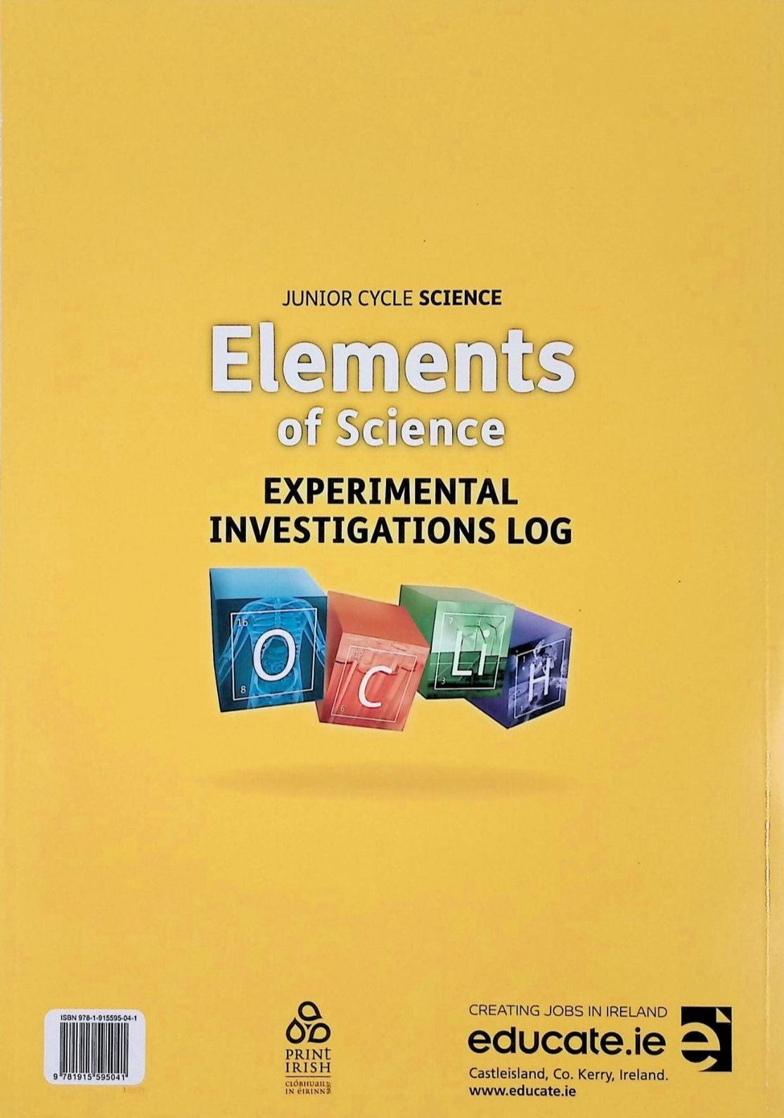 Elements of Science - Textbook & Experimental Investigations Log & Assessment Book - Set by Educate.ie on Schoolbooks.ie