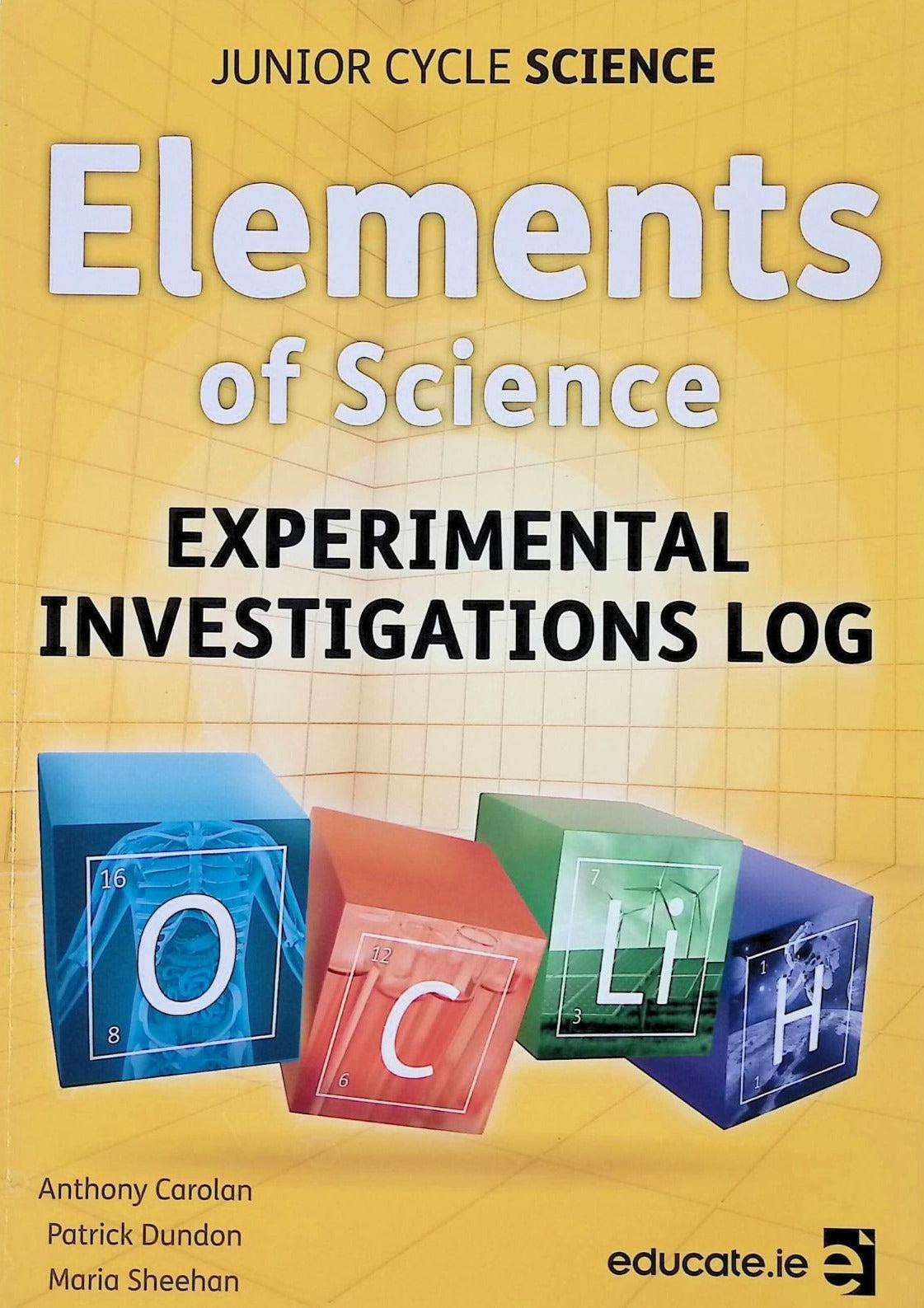 Elements of Science - Textbook & Experimental Investigations Log & Assessment Book - Set by Educate.ie on Schoolbooks.ie