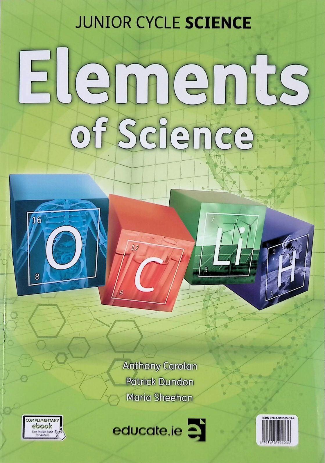 Elements of Science - Textbook & Experimental Investigations Log & Assessment Book - Set by Educate.ie on Schoolbooks.ie