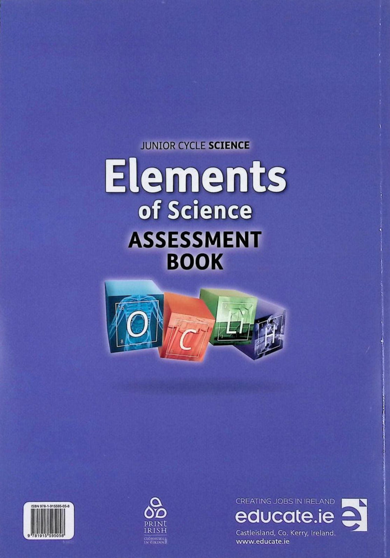 Elements of Science - Assessment Book Only by Educate.ie on Schoolbooks.ie