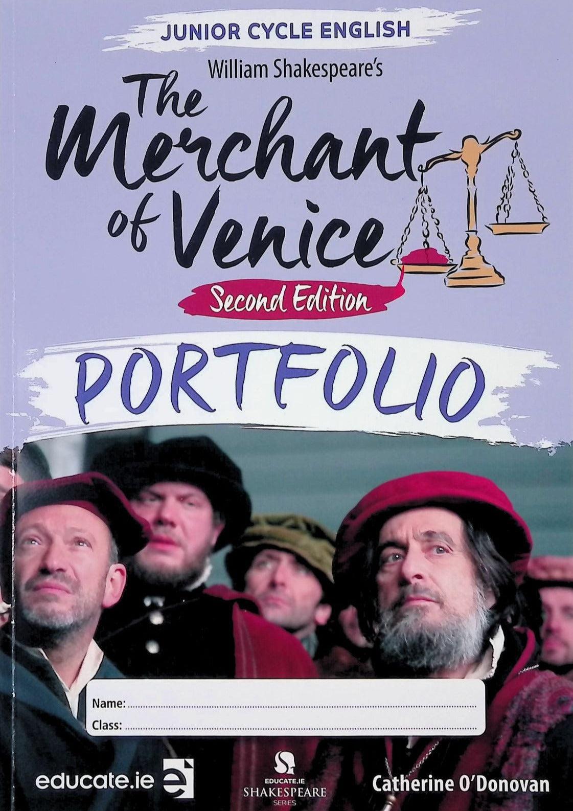 ■ The Merchant of Venice Textbook & Portfolio Book - 2nd / New Edition (2023) by Educate.ie on Schoolbooks.ie