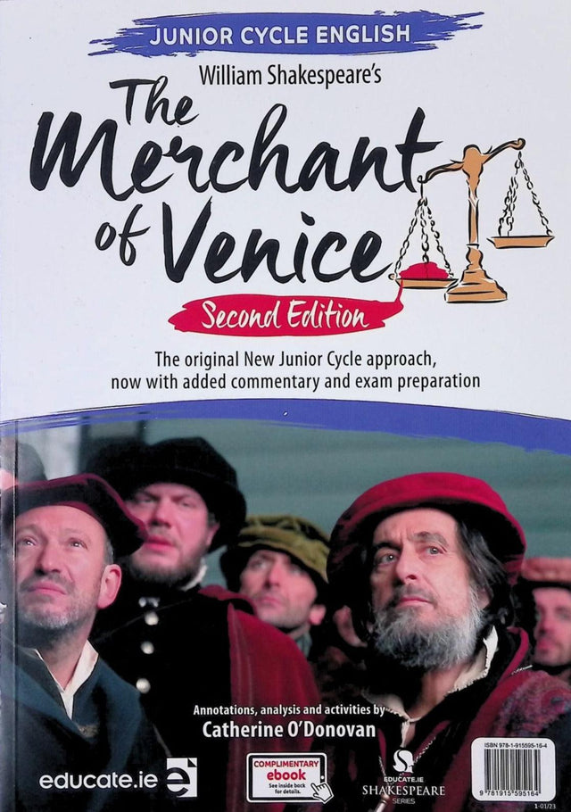 ■ The Merchant of Venice Textbook & Portfolio Book - 2nd / New Edition (2023) by Educate.ie on Schoolbooks.ie