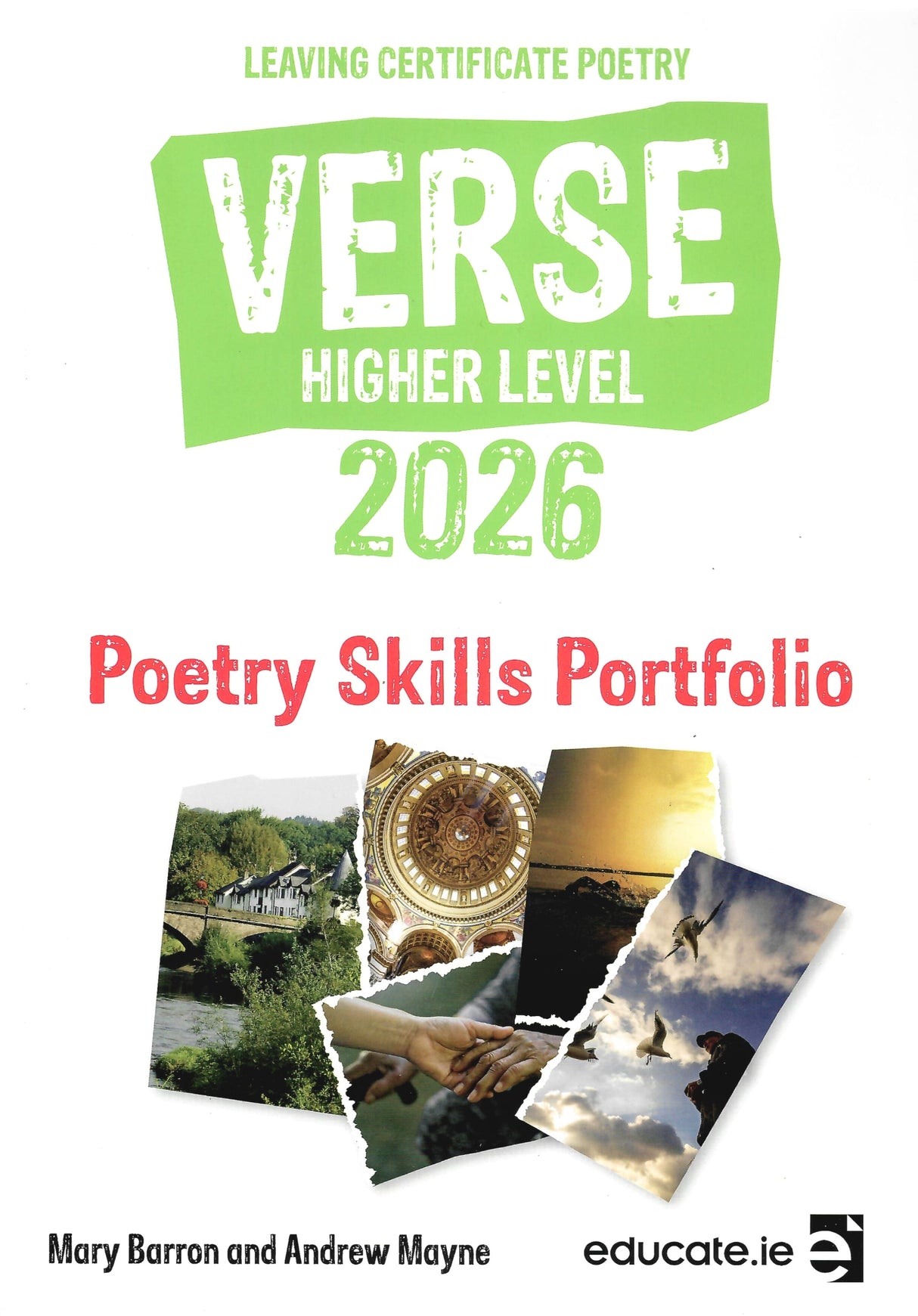 Verse 2026 - Leaving Cert Poetry - Higher Level - Skills Portfolio Book Only by Educate.ie on Schoolbooks.ie