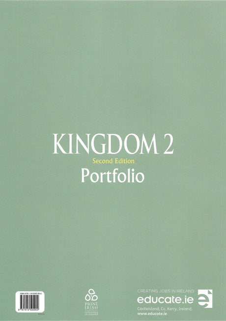 Kingdom 2 - Portfolio Book Only - 2nd / New Edition (2024) by Educate.ie on Schoolbooks.ie