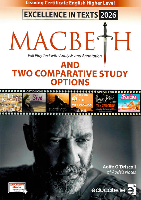 ■ Excellence in Texts - Higher Level - Macbeth 2026 (Aoife’s Notes) by Educate.ie on Schoolbooks.ie