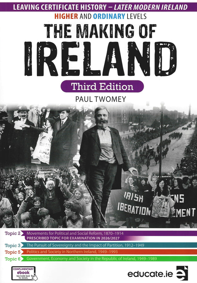 The Making of Ireland - 3rd / New Edition (2024) by Educate.ie on Schoolbooks.ie