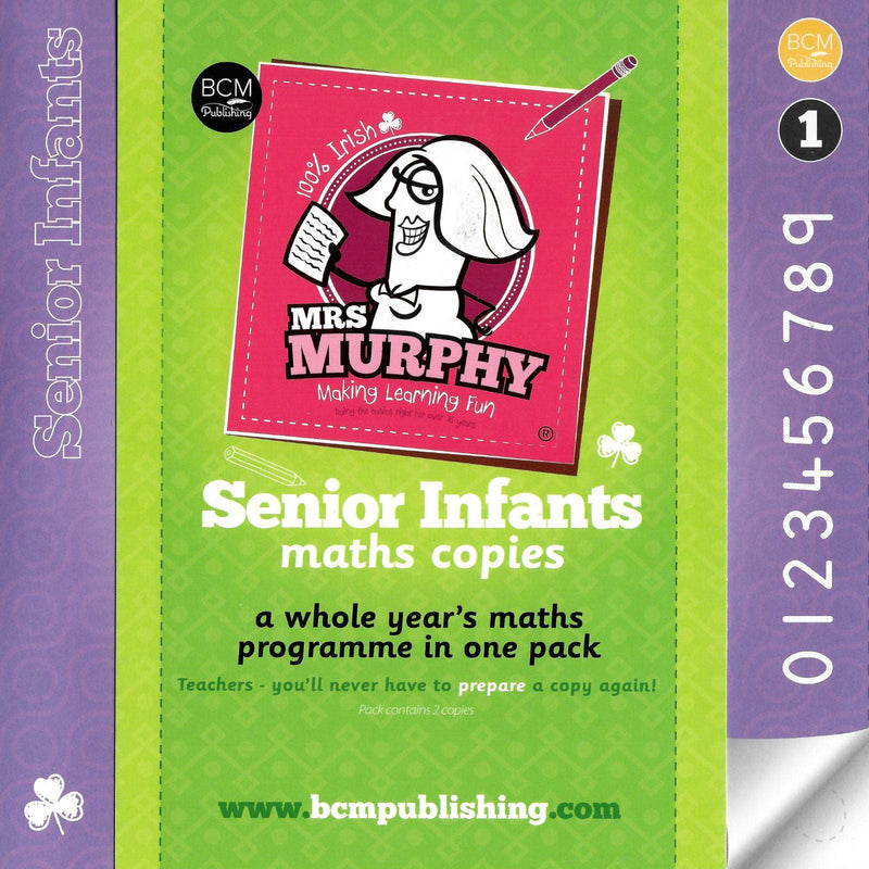 ■ Mrs Murphy's Maths Copies - Pack of 2 - Senior Infants - 1st / Old Edition (2020) by Edco on Schoolbooks.ie