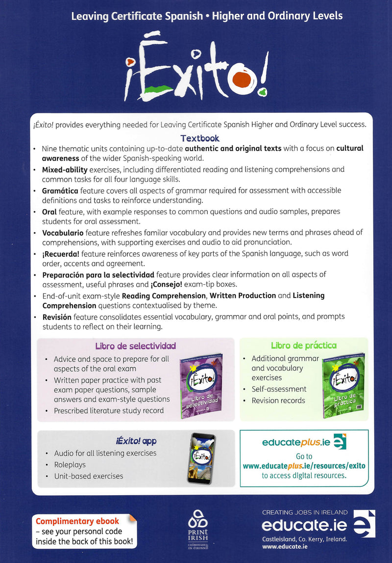 Exito! - Textbook & Libro de Practica & Libro de Selectividad - Set by Educate.ie on Schoolbooks.ie