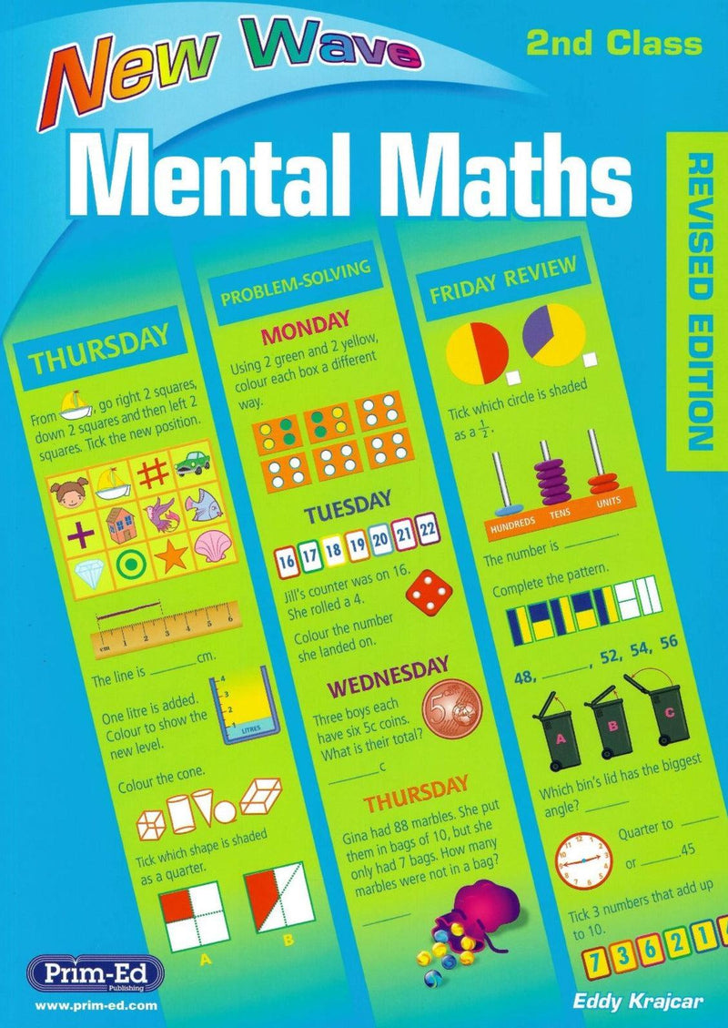 New Wave Mental Maths - 2nd Class - Revised Edition by Prim-Ed Publishing on Schoolbooks.ie