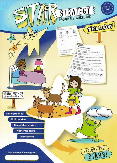 Star Strategy - Decodable Workbook - Yellow by Prim-Ed Publishing on Schoolbooks.ie