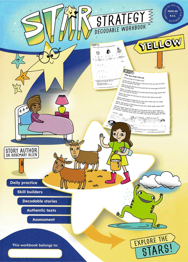 Star Strategy - Decodable Workbook - Yellow by Prim-Ed Publishing on Schoolbooks.ie