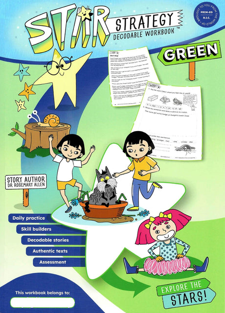 Star Strategy - Decodable Workbook - Green by Prim-Ed Publishing on Schoolbooks.ie