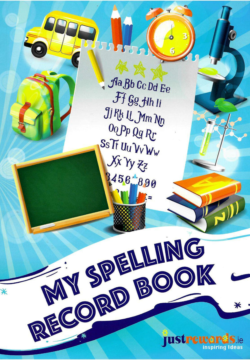Spelling Record Book by Just Rewards on Schoolbooks.ie