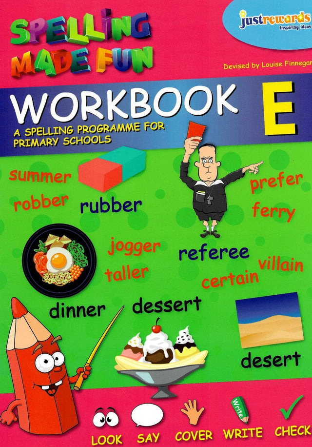 Spelling Made Fun Pupils Workbook E - 4th Class by Just Rewards on Schoolbooks.ie