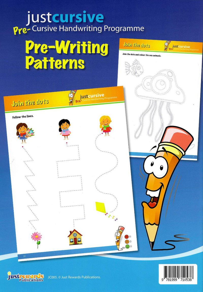 Just Cursive - Handwriting - Pre-Writing Patterns by Just Rewards on Schoolbooks.ie