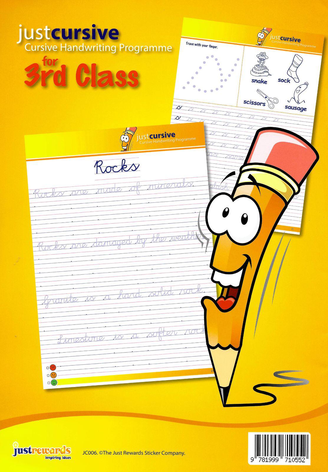 Just Cursive - Handwriting - 3rd / Third Class by Just Rewards on Schoolbooks.ie