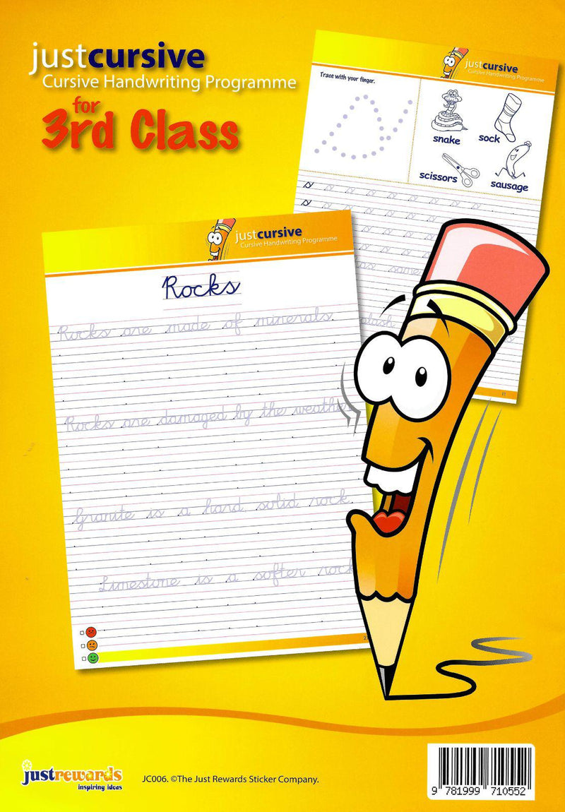 Just Cursive - Handwriting - 3rd / Third Class by Just Rewards on Schoolbooks.ie
