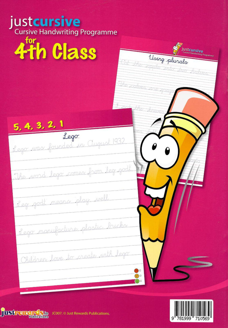 Just Cursive - Handwriting - 4th / Fourth Class by Just Rewards on Schoolbooks.ie