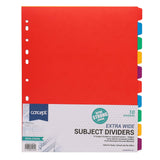 Concept - Extra Wide 230gsm Subject Dividers - 10 Part by Concept on Schoolbooks.ie