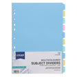 Concept - Subject Dividers - 10 Part - 150gsm by Concept on Schoolbooks.ie