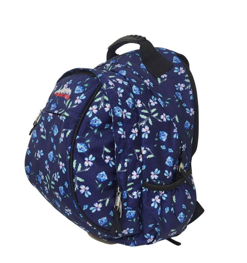 Ridge 53 - Abbey Backpack - Blue Flower by Ridge 53 on Schoolbooks.ie